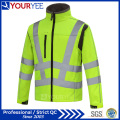 Veste imperméable et imperméable à l&#39;eau imperméable Viz Workwear Soft Shell Fleece Jacket (YFG113)